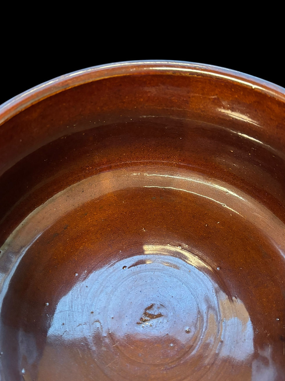 Thumbnail: Western Stoneware Monmouth Il Art Pottery Brushware Egyptian Bowl Antique 1920