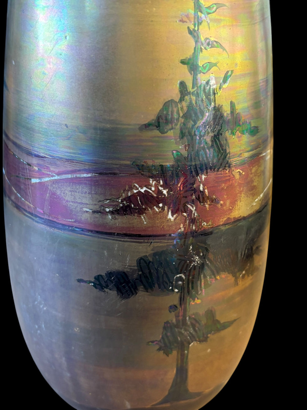 Thumbnail: Weller Lasa Art Pottery Vase 8 3/8”