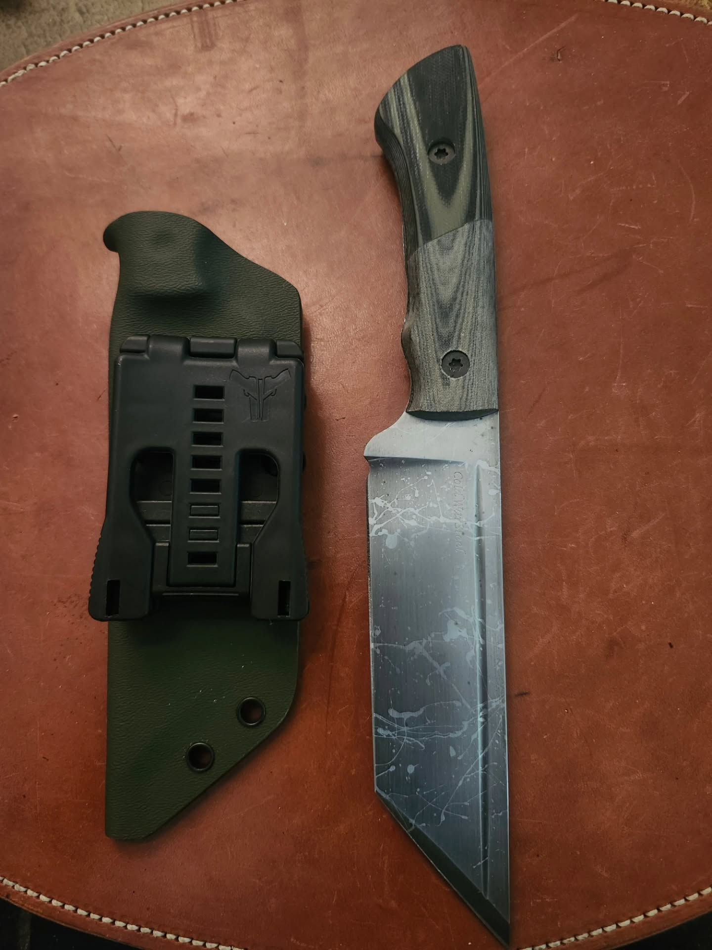 80CRV2 Carbon Steel Tanto