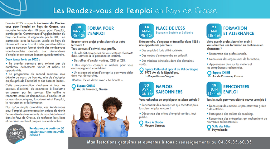 programme rdv de l'emploi 2025