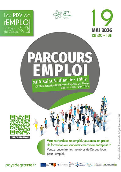 Affiche A3 Parcours emploi 2026