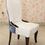 Thumbnail: Wooden Dining Chair with printed velvet fabric at backrest