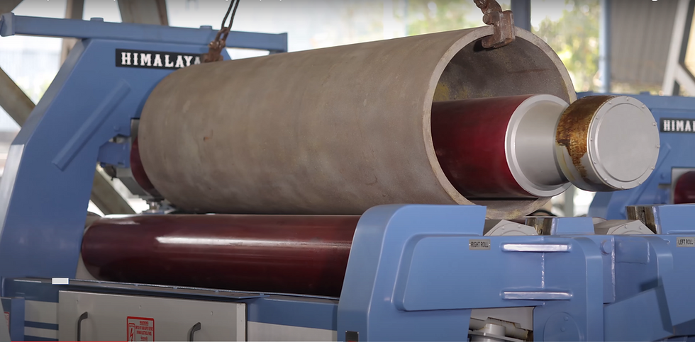 automatic 3 roll plate rolling machine