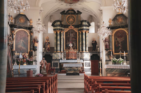 katholische Kirche Bettwil,
die schönste Kirche im Aargau