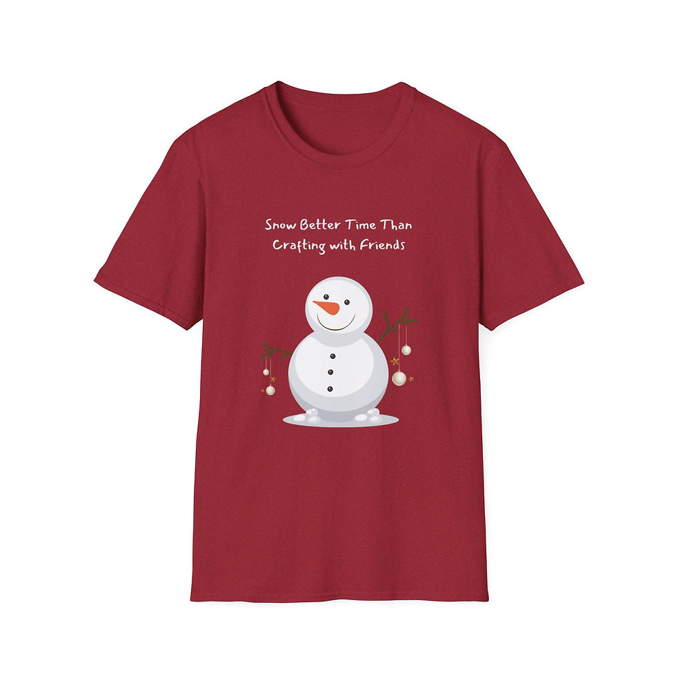 Thumbnail: Snow Better Time For Crafting Softstyle T-Shirt