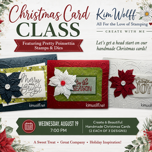 August 19, 2026 Christmas Card Class