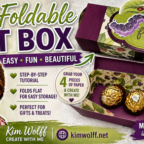 📦DIY Foldable Gift Box Tutorial