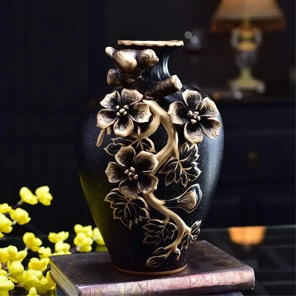 Thumbnail: Decorative Ceramic Vase,Decoration Classical  Set 3 Chinese Vases for Home Deco