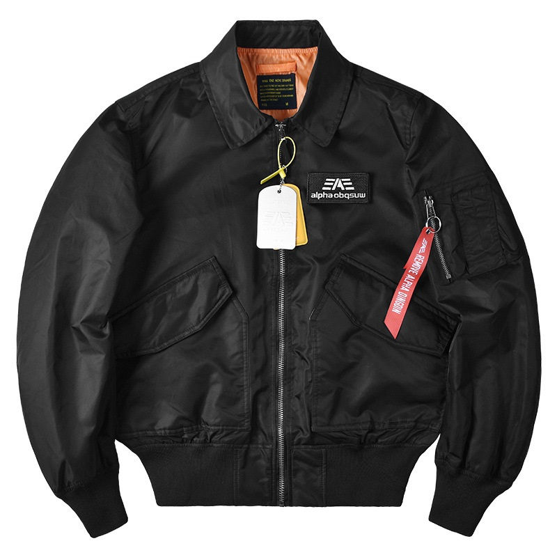 Thumbnail: New Alpha Martin Spring Autumn Fashion Bomber Pilot Jacket Men's Military Tacti