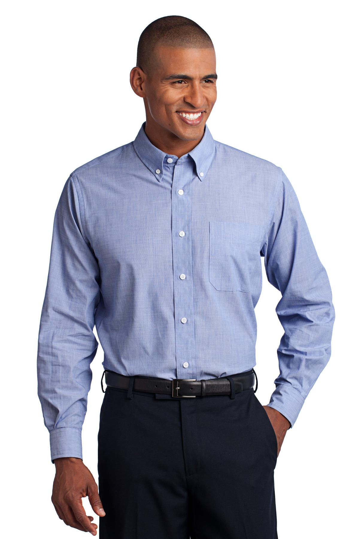 Port AuthorityÂ® Tall Crosshatch Easy Care Shirt. TLS640