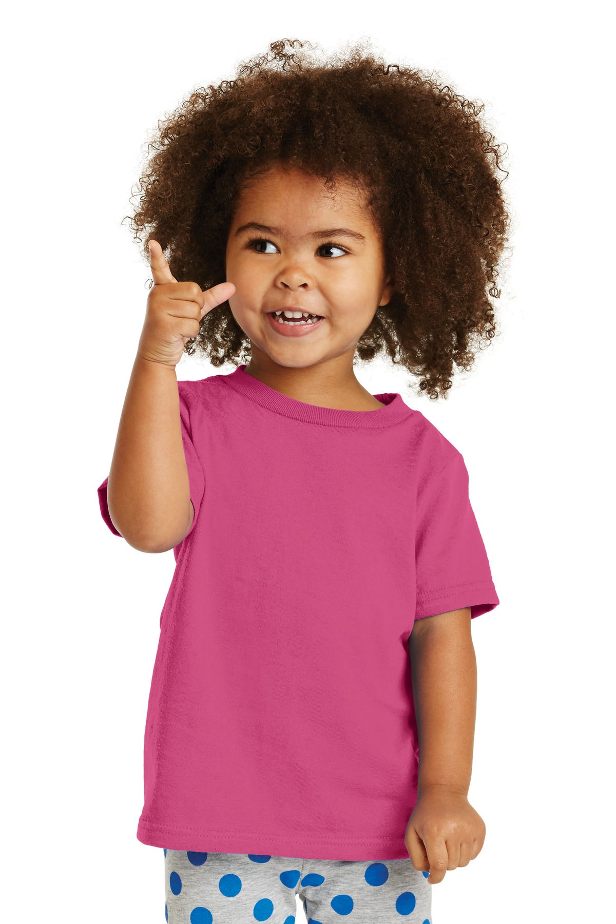 Port & CompanyÂ® Toddler Core Cotton Tee. CAR54T