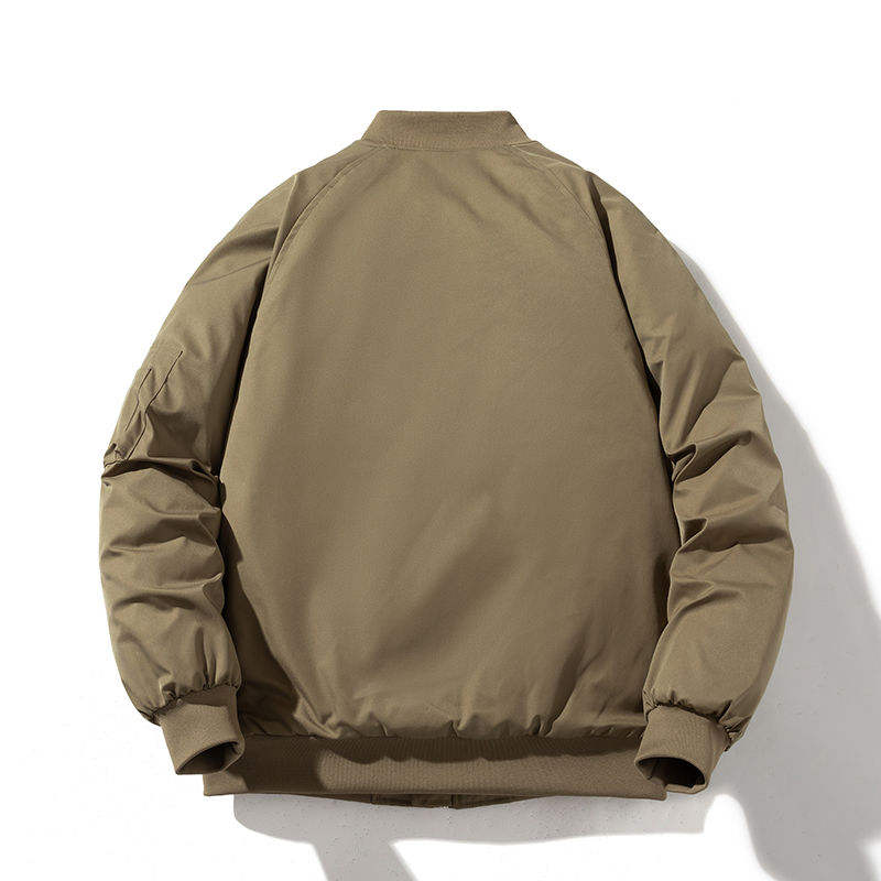 Thumbnail: Autumn Winter Pilot Jacket Military Solid Ma1 Bomber Jacket Men Women American