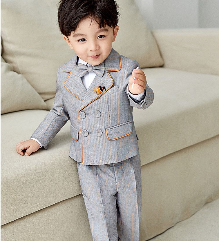 Imej kecil: Children New Year Piano Party Photography Suit Flower Boys Formal Ceremony Cost