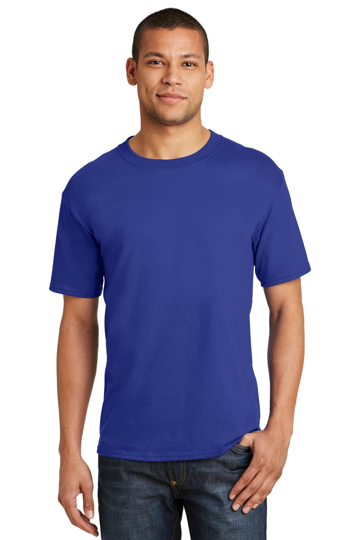 HanesÂ® Beefy-TÂ® - 100% Cotton T-Shirt.  5180