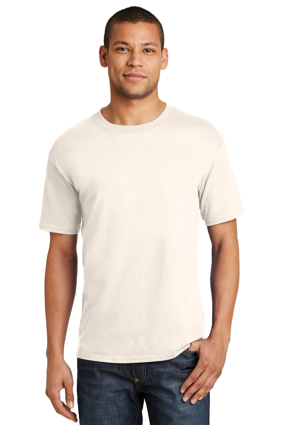 HanesÂ® Beefy-TÂ® - 100% Cotton T-Shirt.  5180