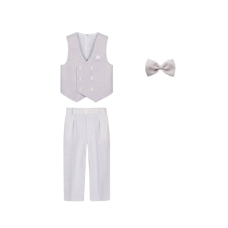 Thumbnail: Boys Spring Vests Dress Suits Kids Performance Birthday Wedding Photography Cos