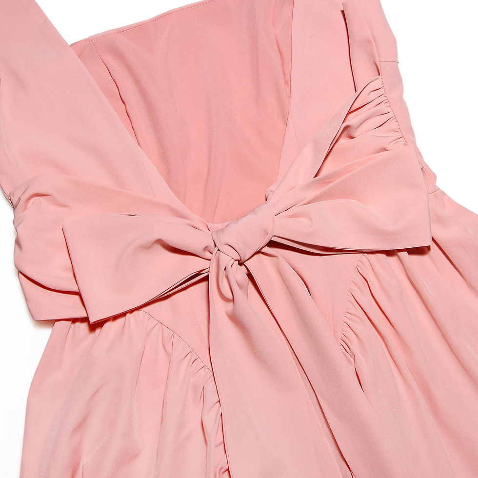Thumbnail: Mingmingxi Summer Mini Backless A Line Dress Sexy White Big Bow Dress Casual Wo