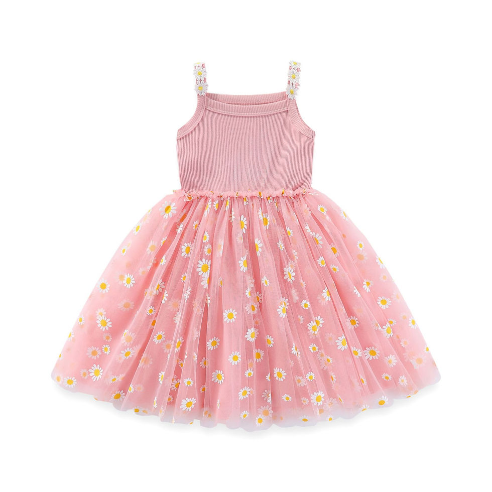 Thumbnail: ma&baby 6M-4Y Toddler Kids Baby Girls Tutu Dress Tulle Party Birthday Daisy Dre