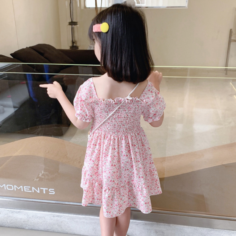 Thumbnail: Summer Dresses Girls Floral Girls Dresses Casual Kids Dress Children's Costumes