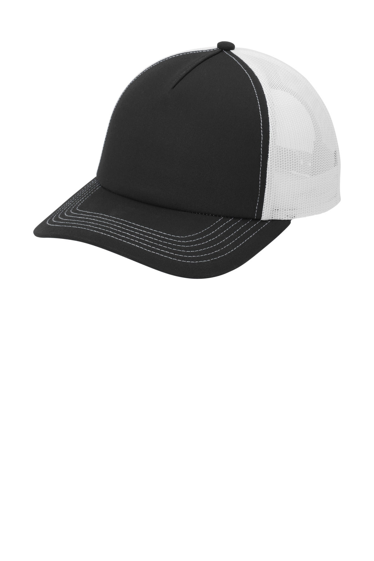 Port Authority ® Low-Profile Snapback 5-Panel Trucker Cap C115LP