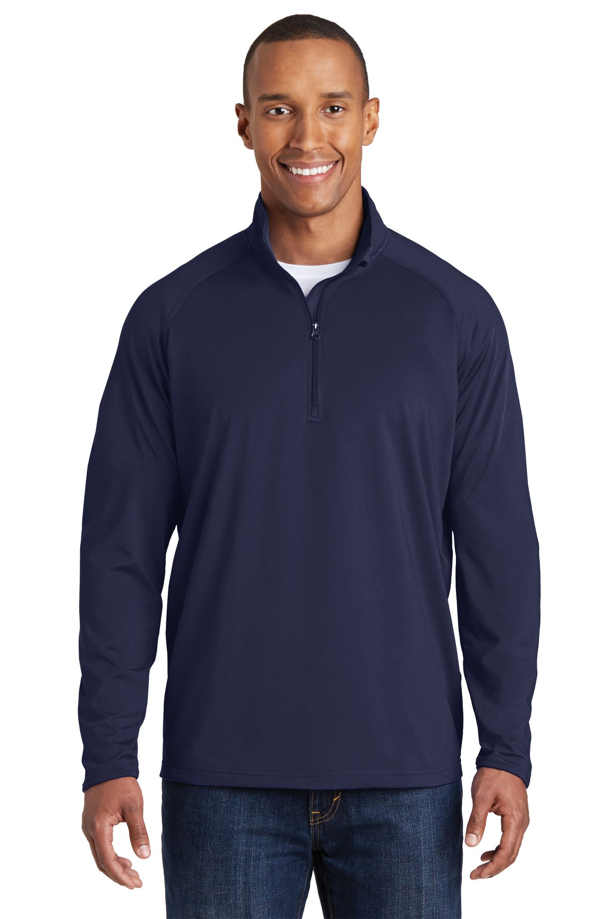 Sport-Tek ® Tall Sport-Wick ® Stretch 1/4-Zip Pullover. TST850