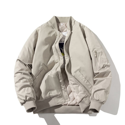 Thumbnail: Autumn Winter Pilot Jacket Military Solid Ma1 Bomber Jacket Men Women American