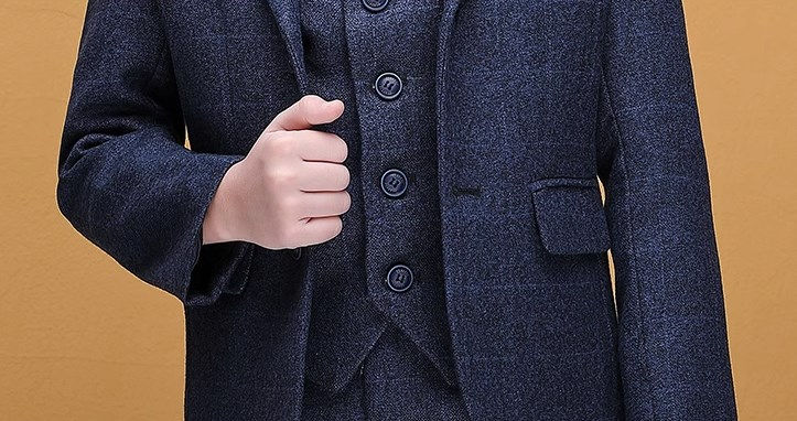 Thumbnail: Flower Boys Photograph Suit Children Formal Wedding Suit Teenager Tuxedo Dress
