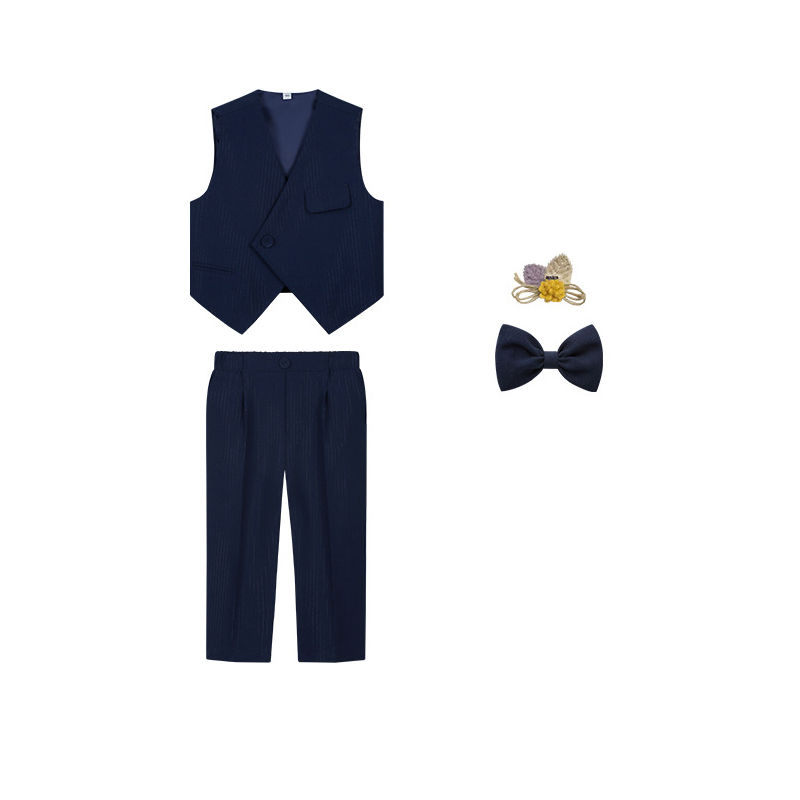 Thumbnail: Children's Formal Vest Suit Dress Spring Boy's Birthday Photography Wedding Per