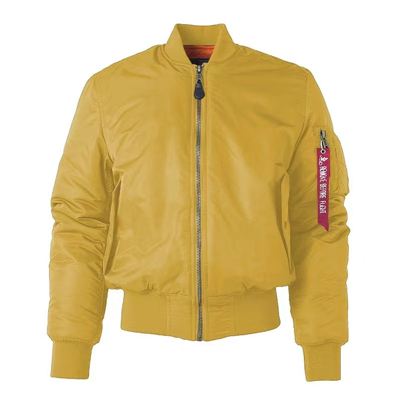 Thumbnail: Bomber Jacket Men Winter Quality Nylon American Military Uniform Aviator Retro