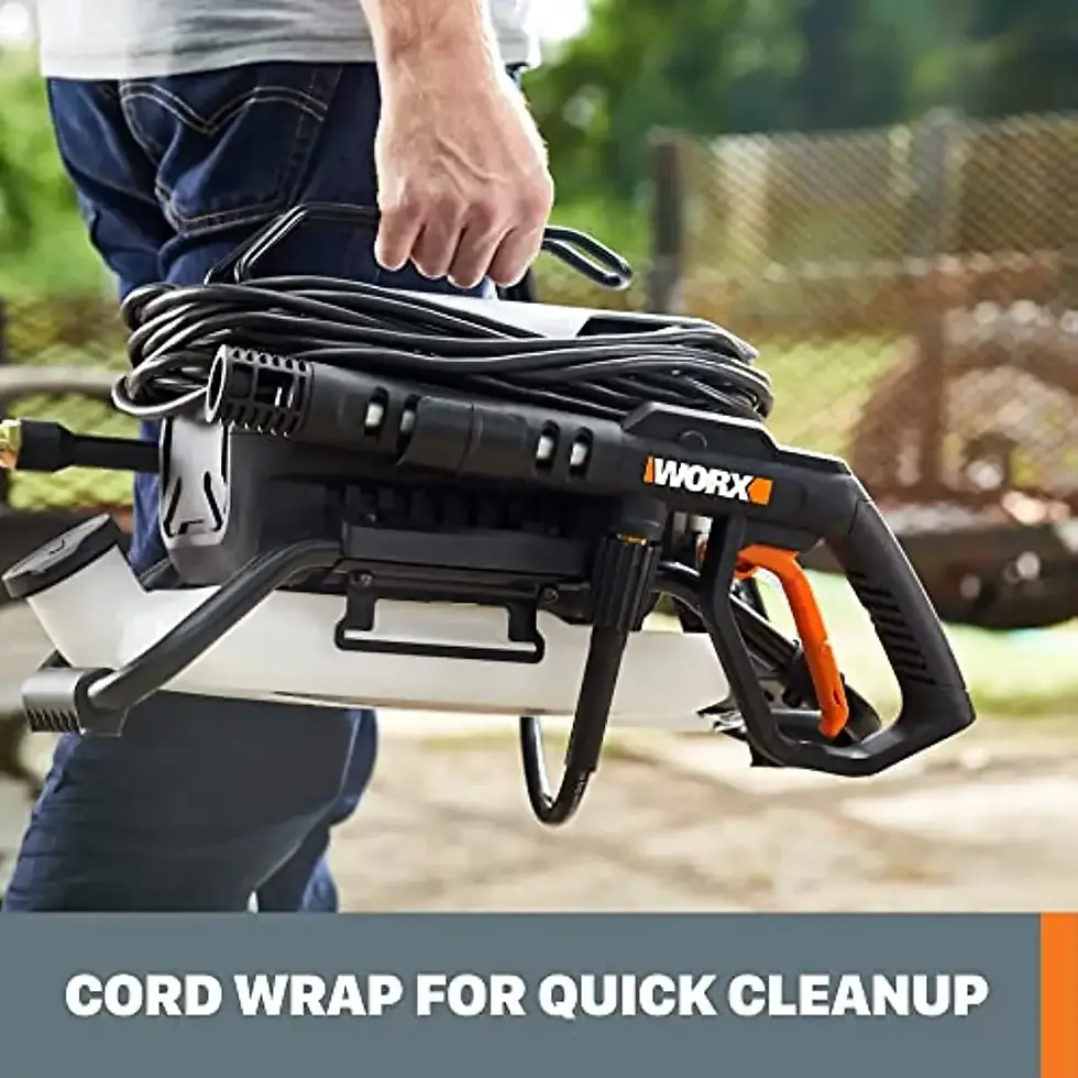 Thumbnail: Worx 13 Amp Electric Pressure Washer 1800 PSI with 3 Nozzles - WG605