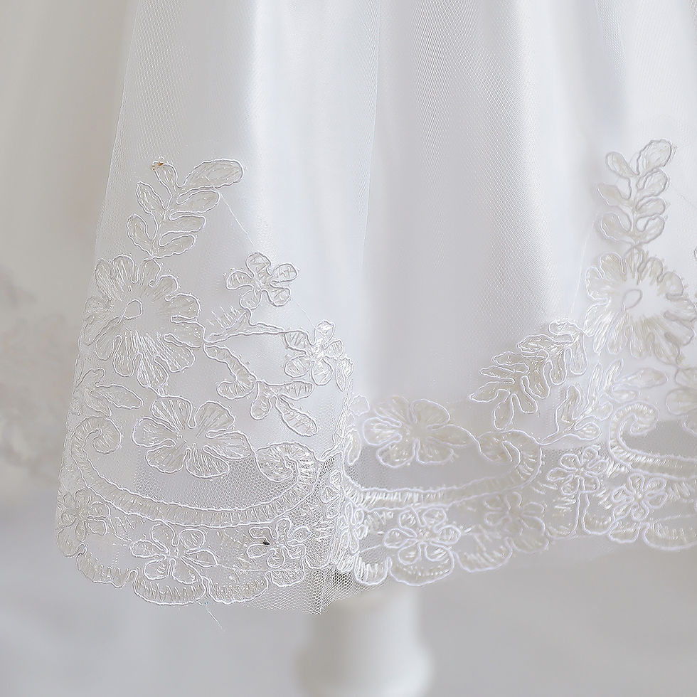 Miniature : Lace Flower Girl Dresses Big Bow White Baptism Clothes for 12M Baby Infantil Fi