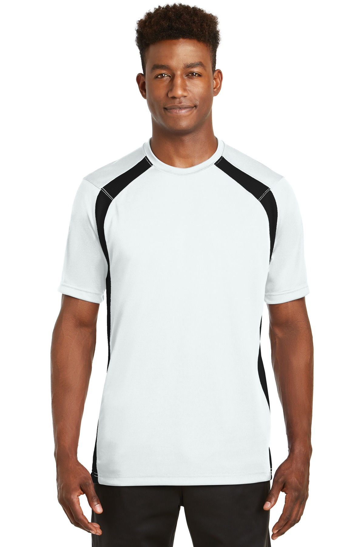 Sport-Tek ® Dry Zone ® Colorblock Crew. T478