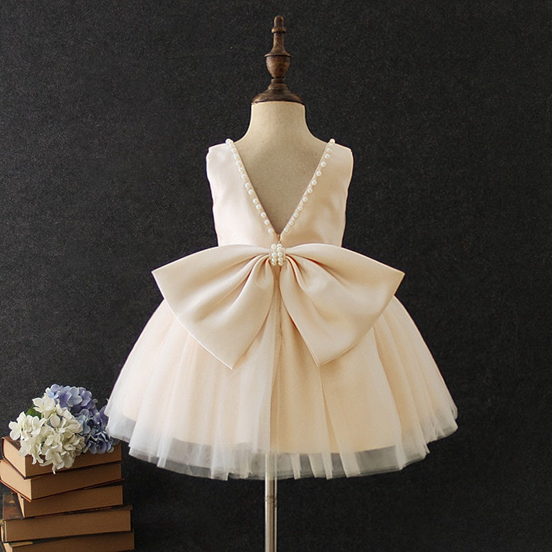 Miniatura: Green Christmas Dress for Girls Toddler Kids 1st Birthday Party Gown Elegant Pr