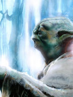 Yoda painting by Tom Savage