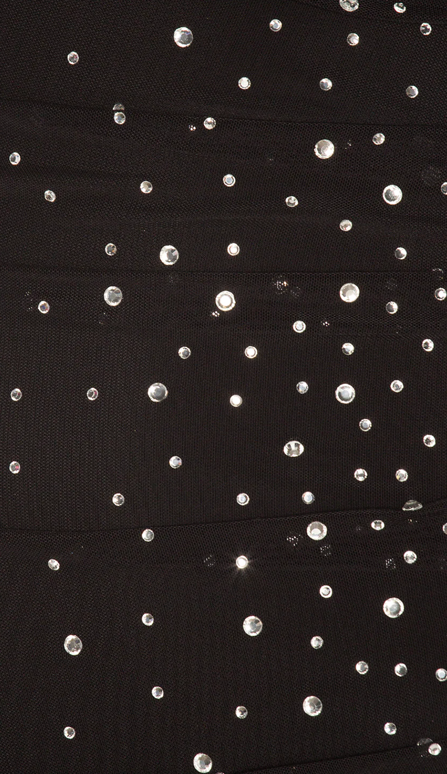rhinestone mesh embellishment