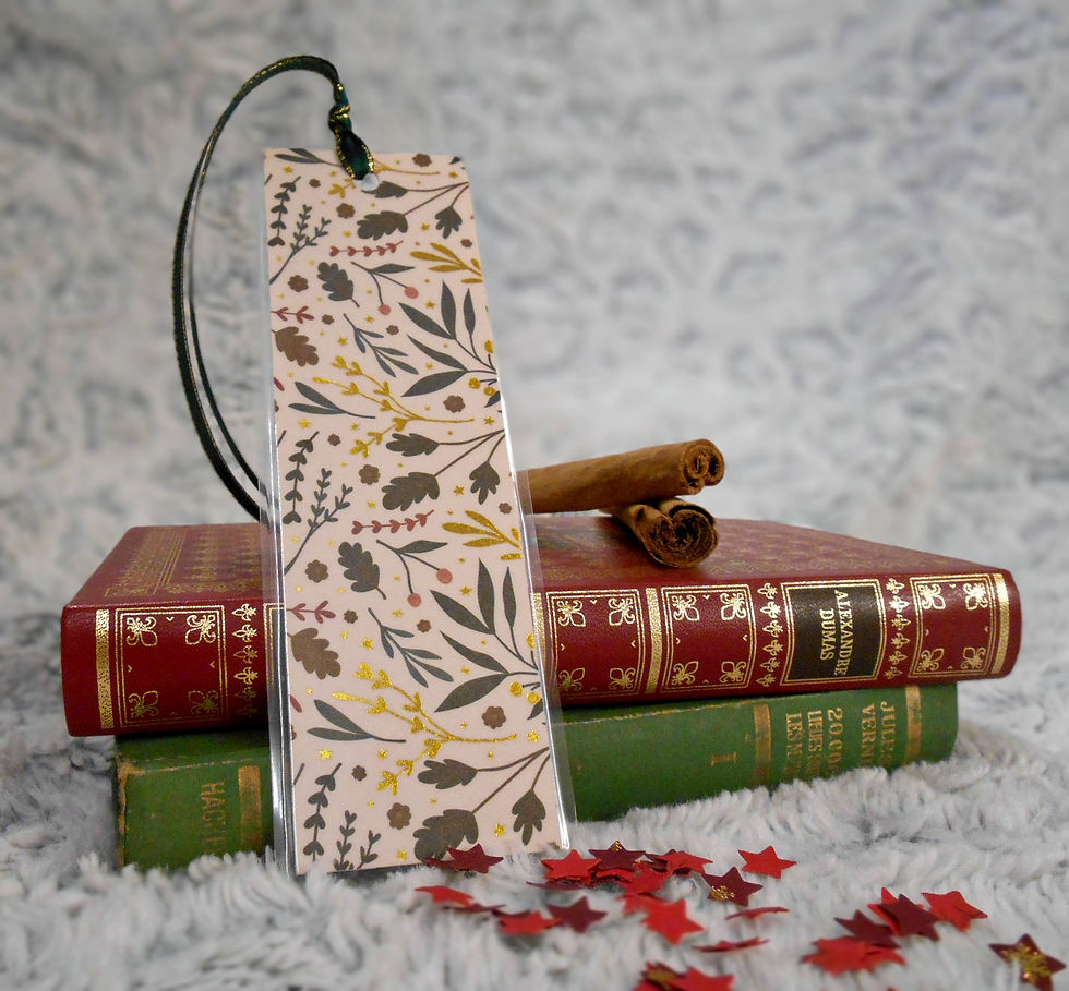 Marque-page | Brindilles givrées (vert)