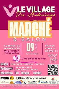 Village des audacieuses, marché, salon, impulsentrepreneurs, octobre, encre et eclats, mar