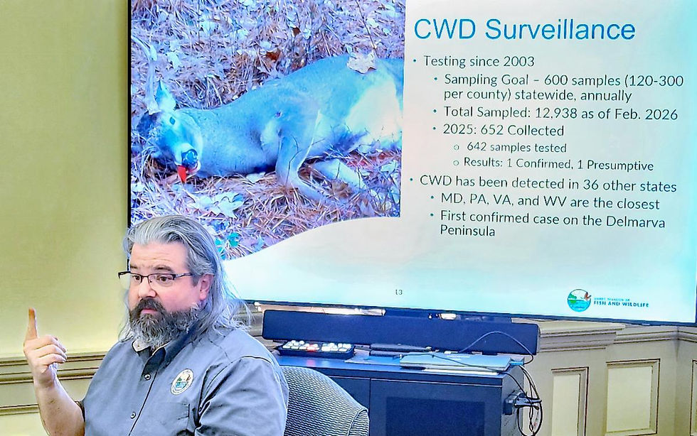 Lawmakers Receive Briefing on Chronic Wasting Disease in Delaware