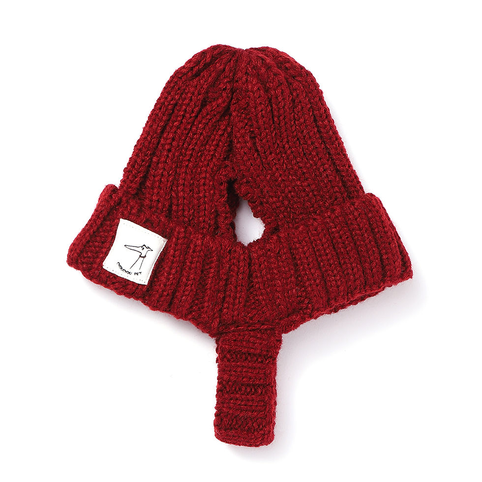 Thumbnail: Dog Hat Small Medium Large Christmas Valentine's Day Pet Hat Crochet Dog Hat