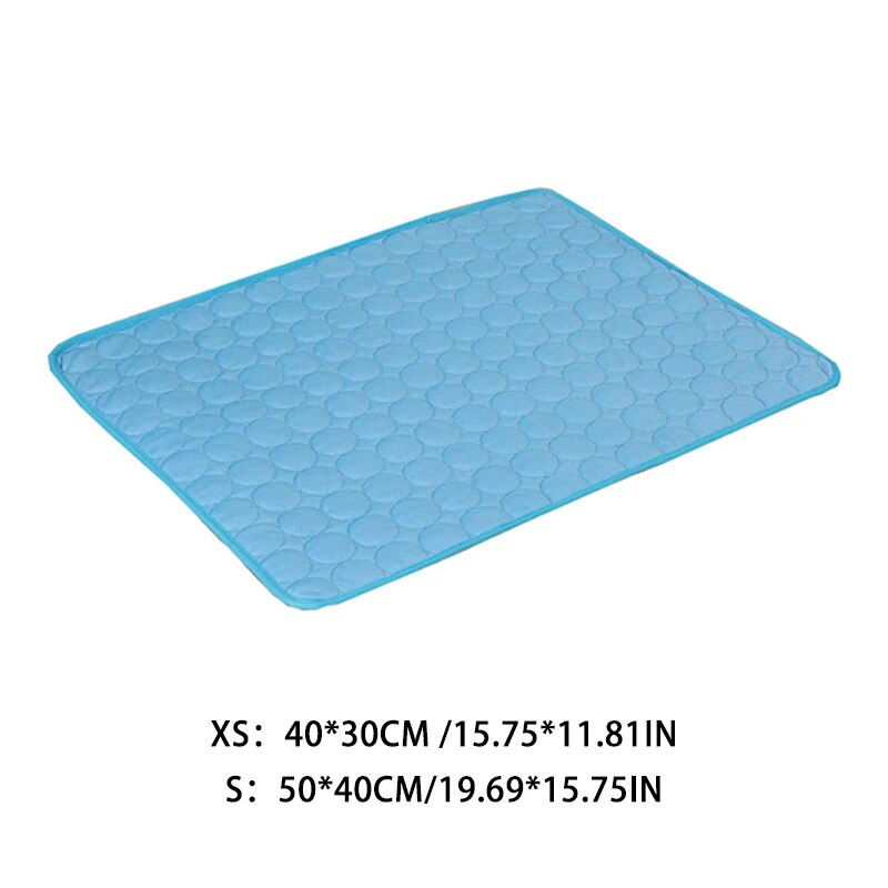 Thumbnail: Pet Ice Mats Summer Cat Dog Sofa Nest Bed Cooling Sleeping Pad for Small Dogs Pe