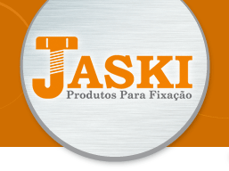 Logotipo Laranja e Branco empresa Jaski - nosso cliente