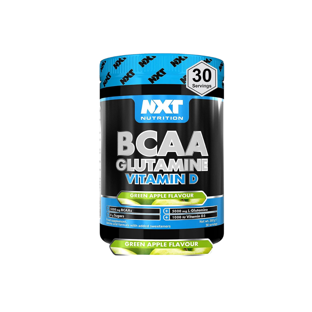 NXT Nutrition BCAA Glutamine Vit D Recovery Training Health Fitness Drink - 360g