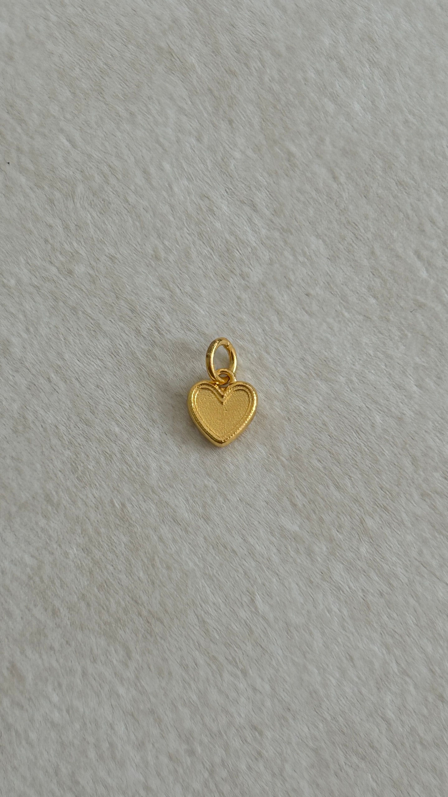 純金小愛心金牌