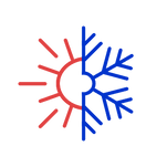 Logo Froid Clim Services mi soleil mi flocon de neige