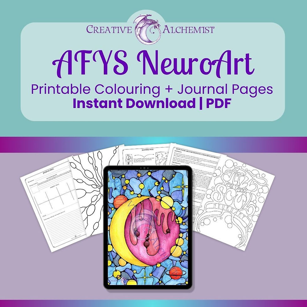 Thumbnail: AFYS_Mini Colouring Journal | Printable PDF