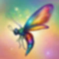 MYSTICAL, POWERFUL, RAINBOW COLORFUL IMAGE OF THE SPIRIT ANIMAL, FIREFLY.jpg