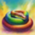 MYSTICAL, POWERFUL, RAINBOW COLORFUL IMAGE OF THE SPIRIT ANIMAL, ANACONDA.jpg