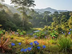 Rare rainforest giants, healing trees & bug-eating blooms found only in the wild heart of DR Congo.