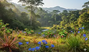 Rare rainforest giants, healing trees & bug-eating blooms found only in the wild heart of DR Congo.