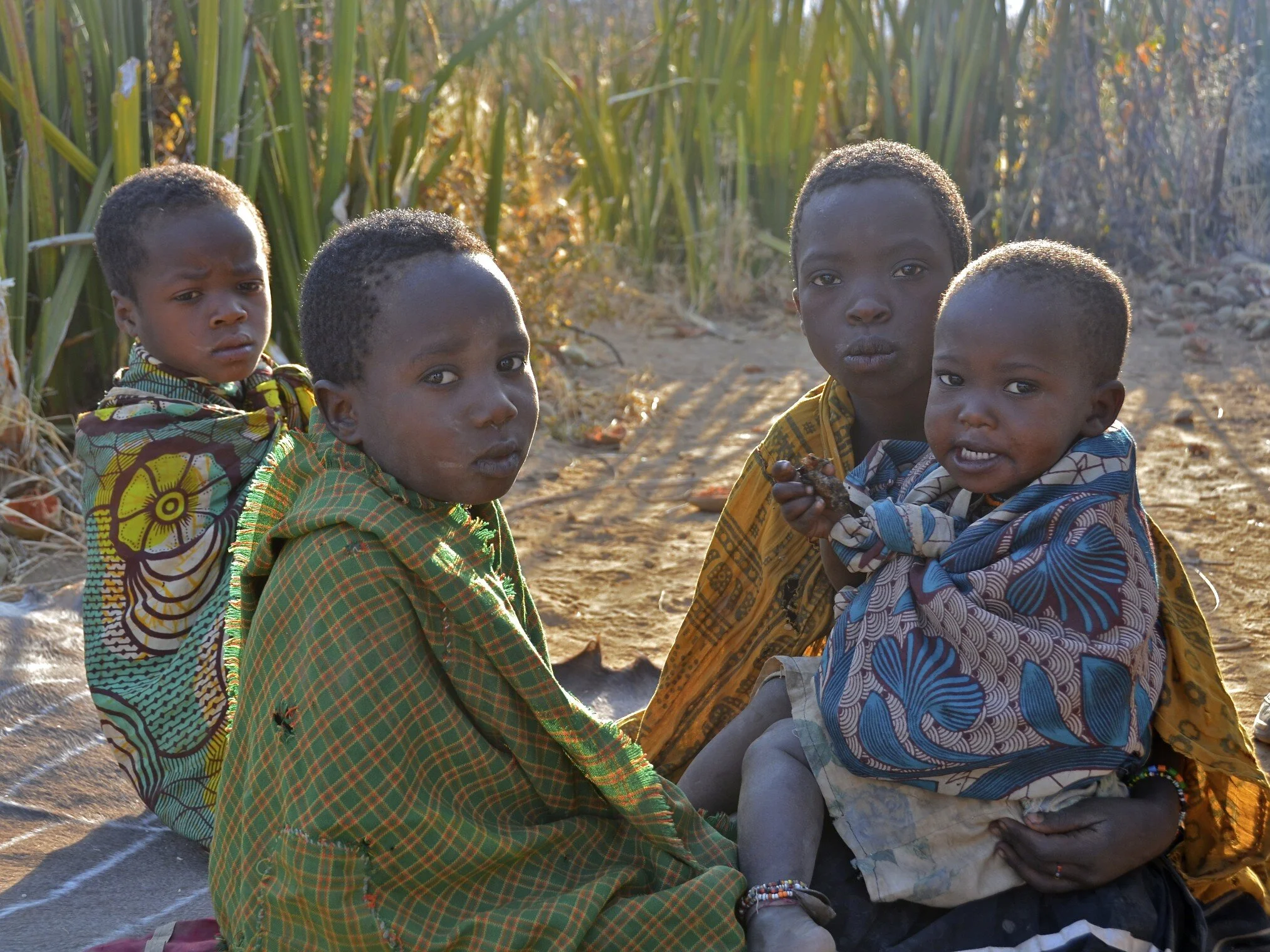 At birth, a Hadza child receives names that connect them to both the maternal and paternal families,